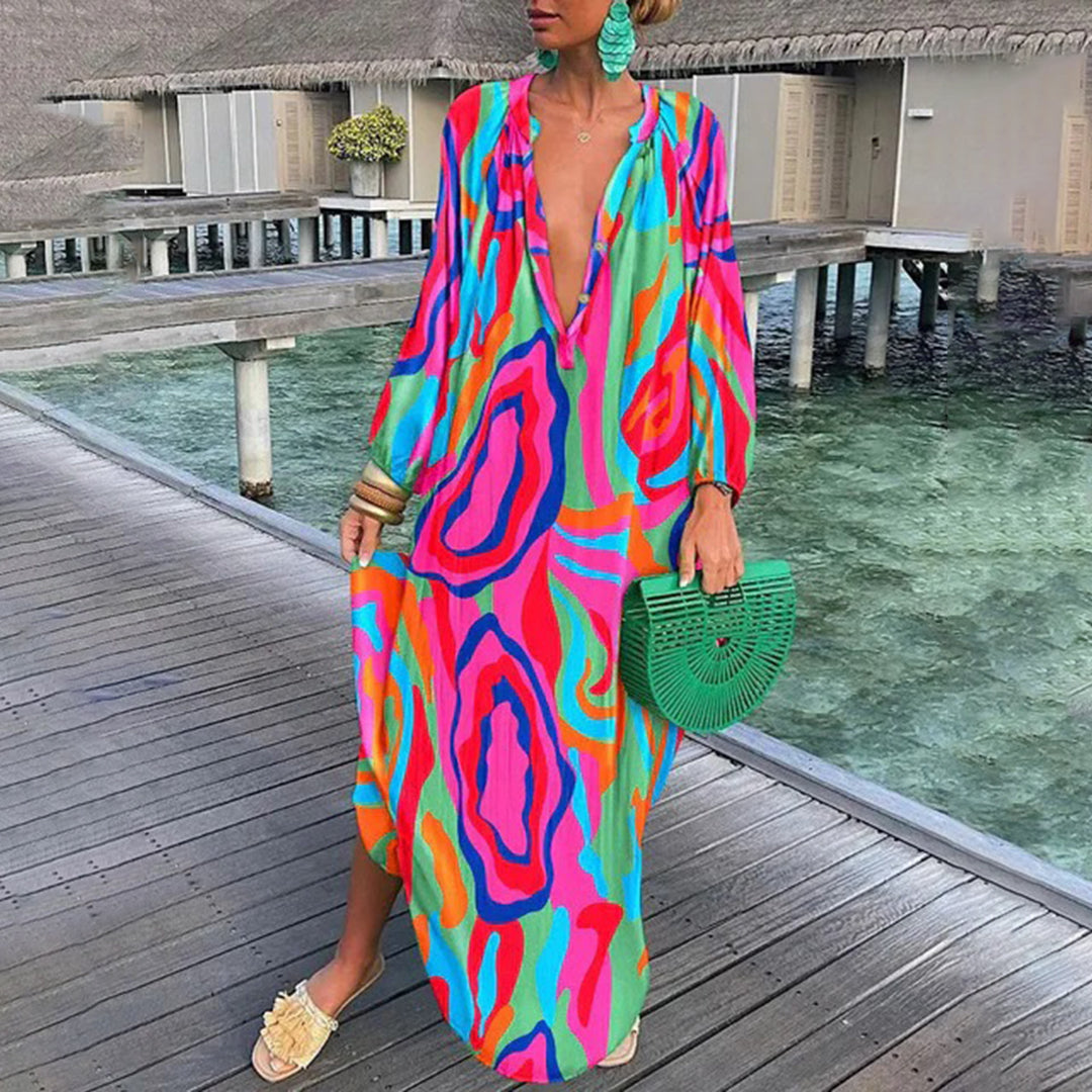 Adela Effortless Stylish Boho Dress Elevated Occasion Wear