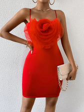 Backless Floral Dress