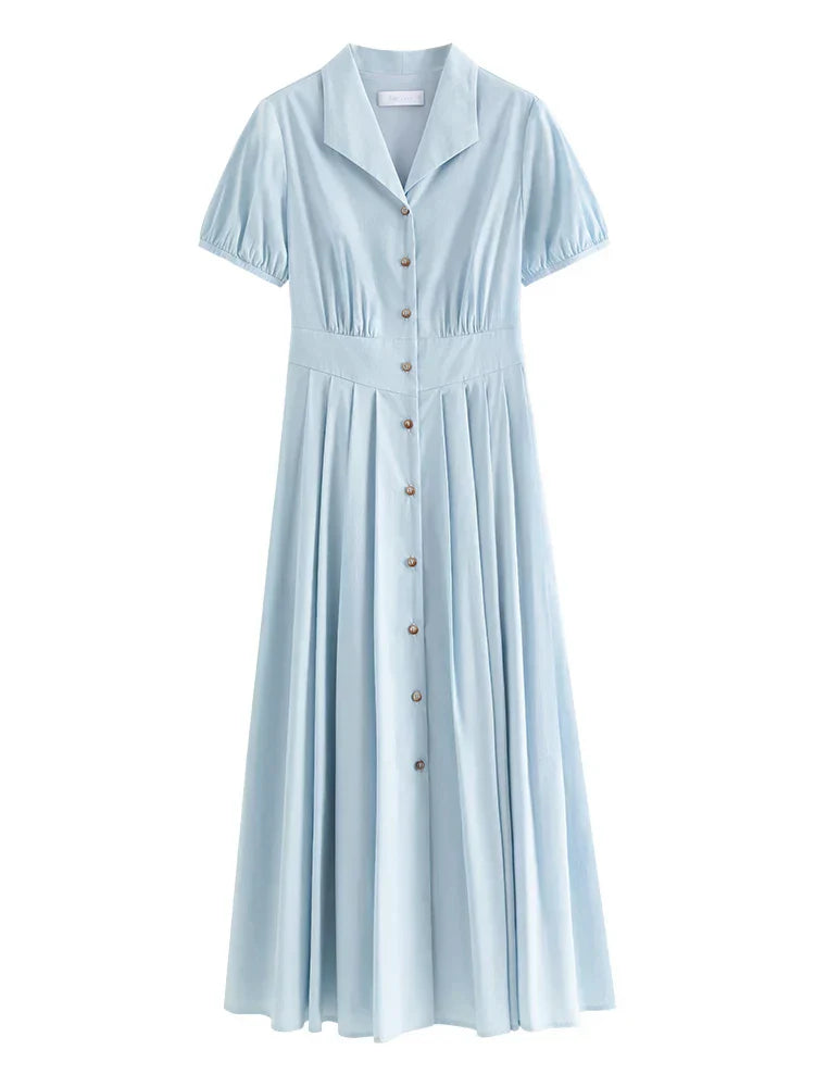 Madalina Simple and Stylish Dress for Women Brunch Outfit Idea