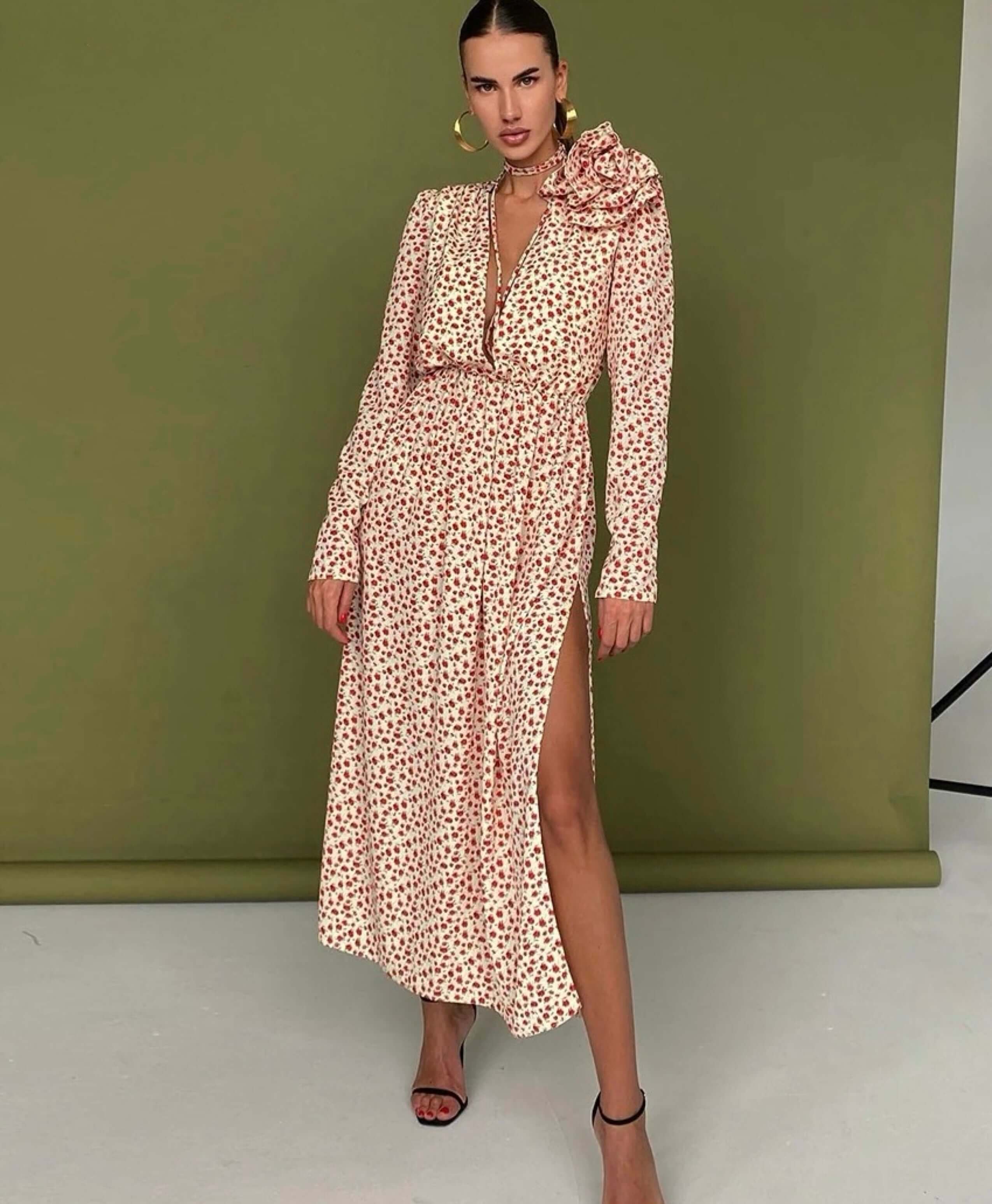 ERNAS MIDI DRESS