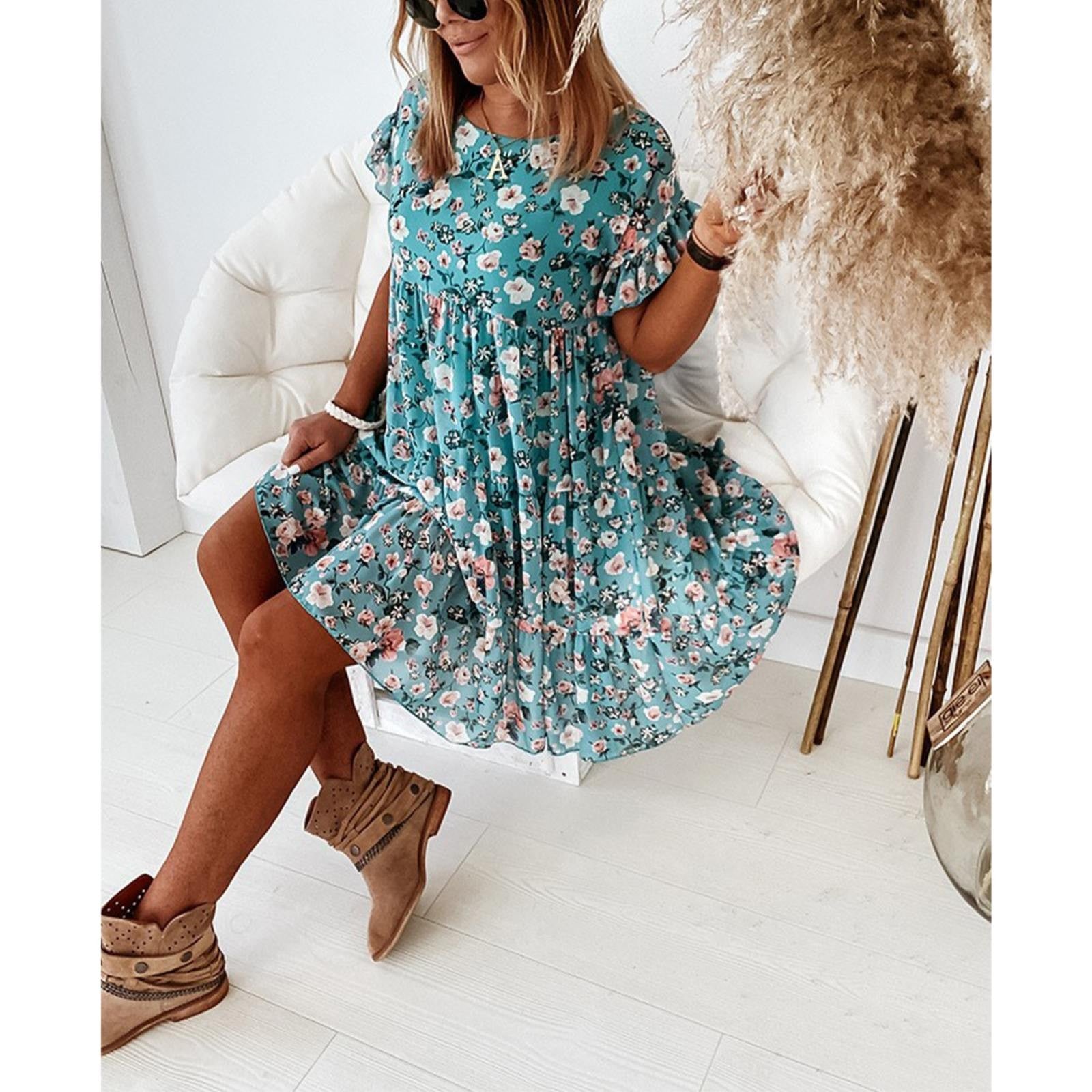 Martine Relaxed and Stylish Summer Dress for Women Vacation Beach Look