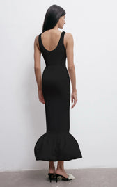 Pearl Flower Midi Mermaid Party Dress