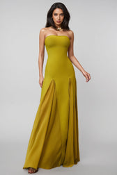 Teresa Strapless Bandage Maxi Dress - View 2