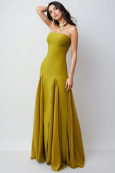 Teresa Strapless Bandage Maxi Dress - View 3