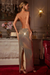 Gerardi Cutout Sequin Maxi Dress - View 5