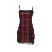 High-Waist Vintage Washed Halter-Neck Dress