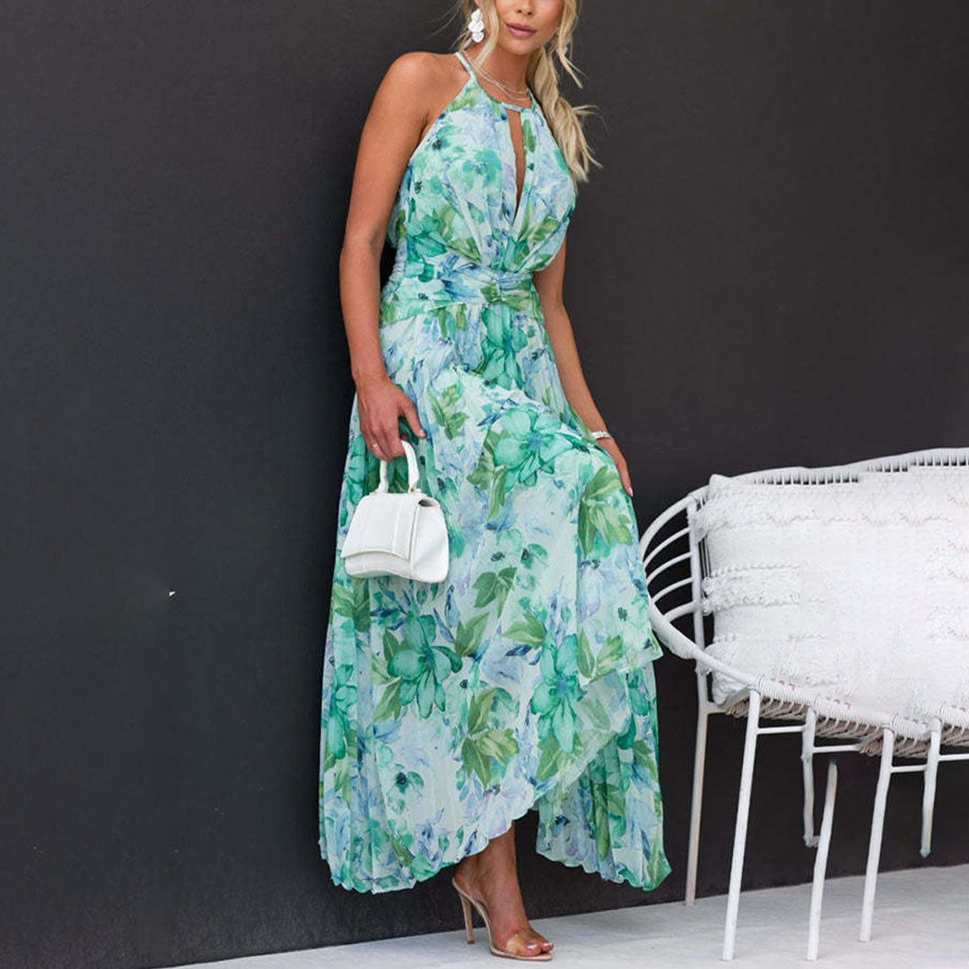 Magdalena Statement Floral Dress Premium Wardrobe Essential