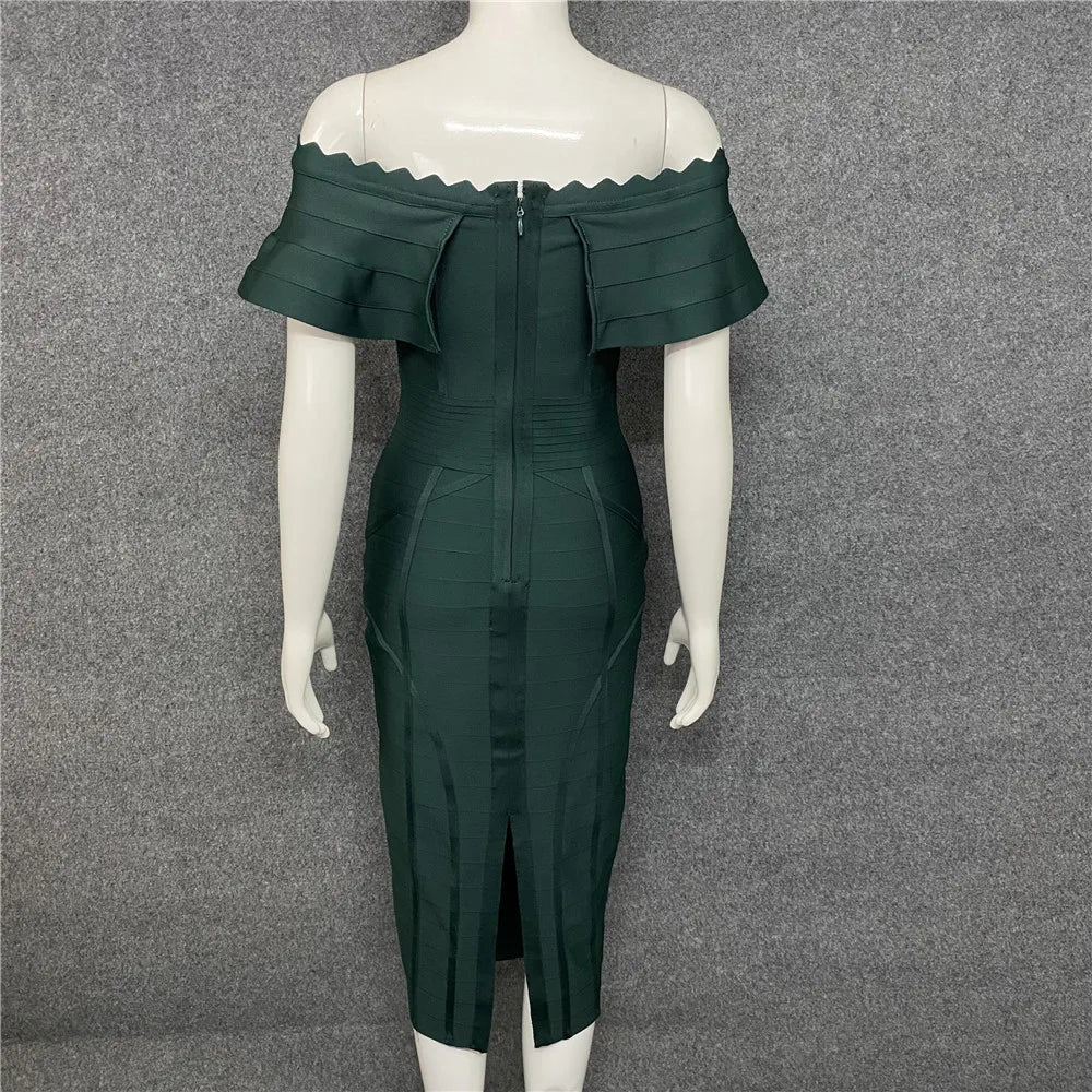 Off-the-Shoulder Bodycon Dress