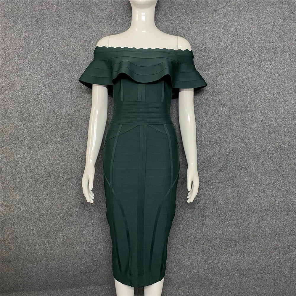 Off-the-Shoulder Bodycon Dress