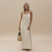 Spaghetti Strap Loose Fit Maxi Dress 6