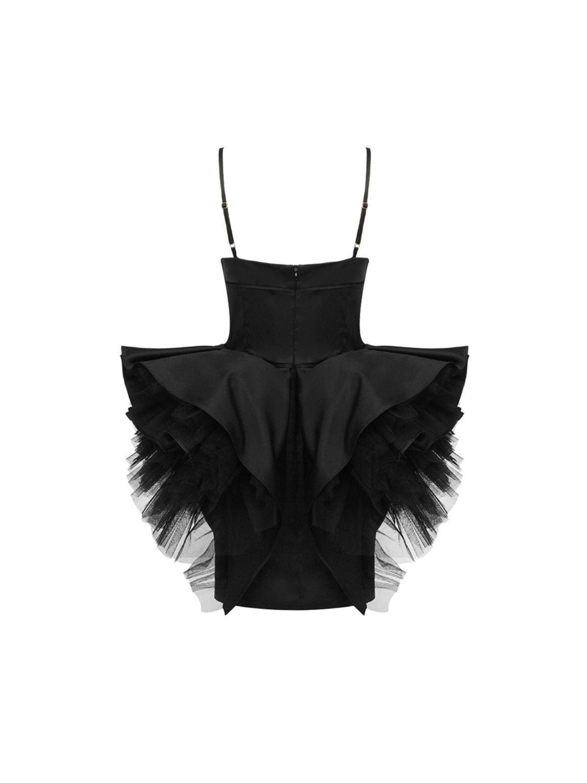 Gypsy Spaghetti Tulle Mini Dress 8