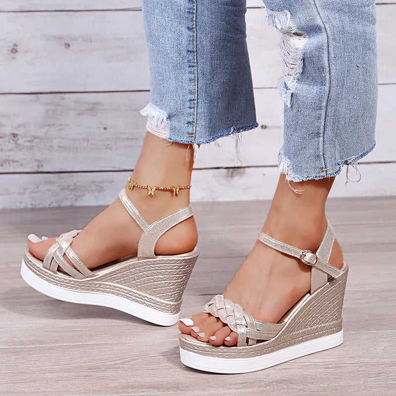 Better Off That Way Wedges Sandals