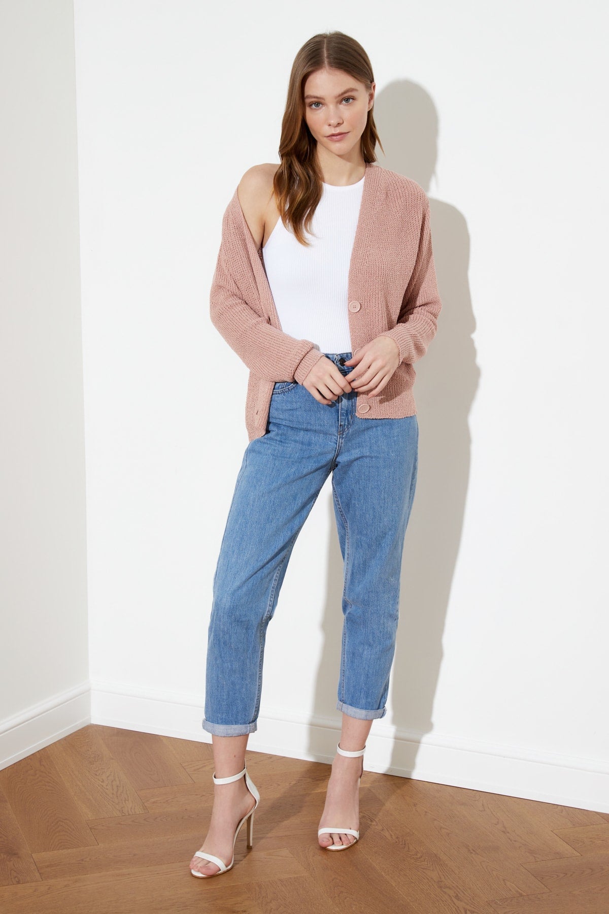 Trendyol Button Detail Cardigan