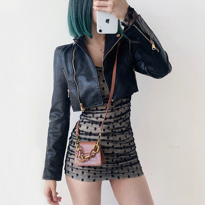 Paint With Pain Crop Jacket