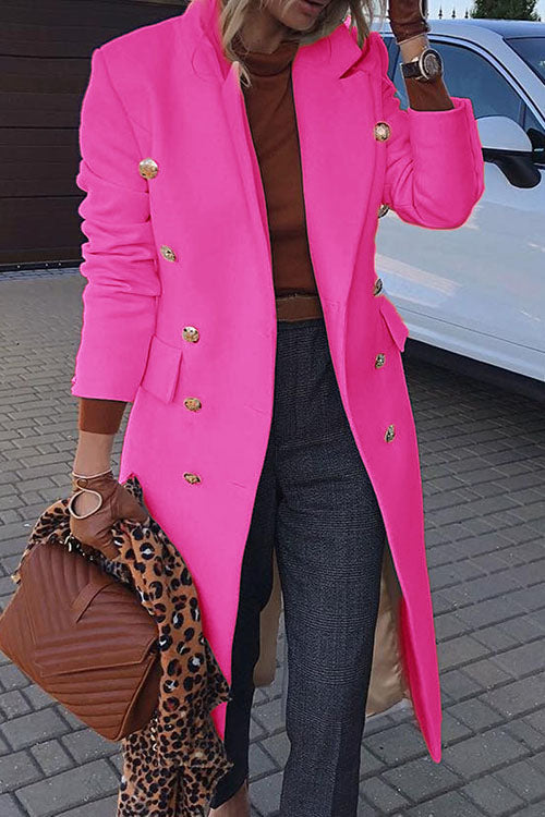 Double Breasted Relaxed Fit Coat