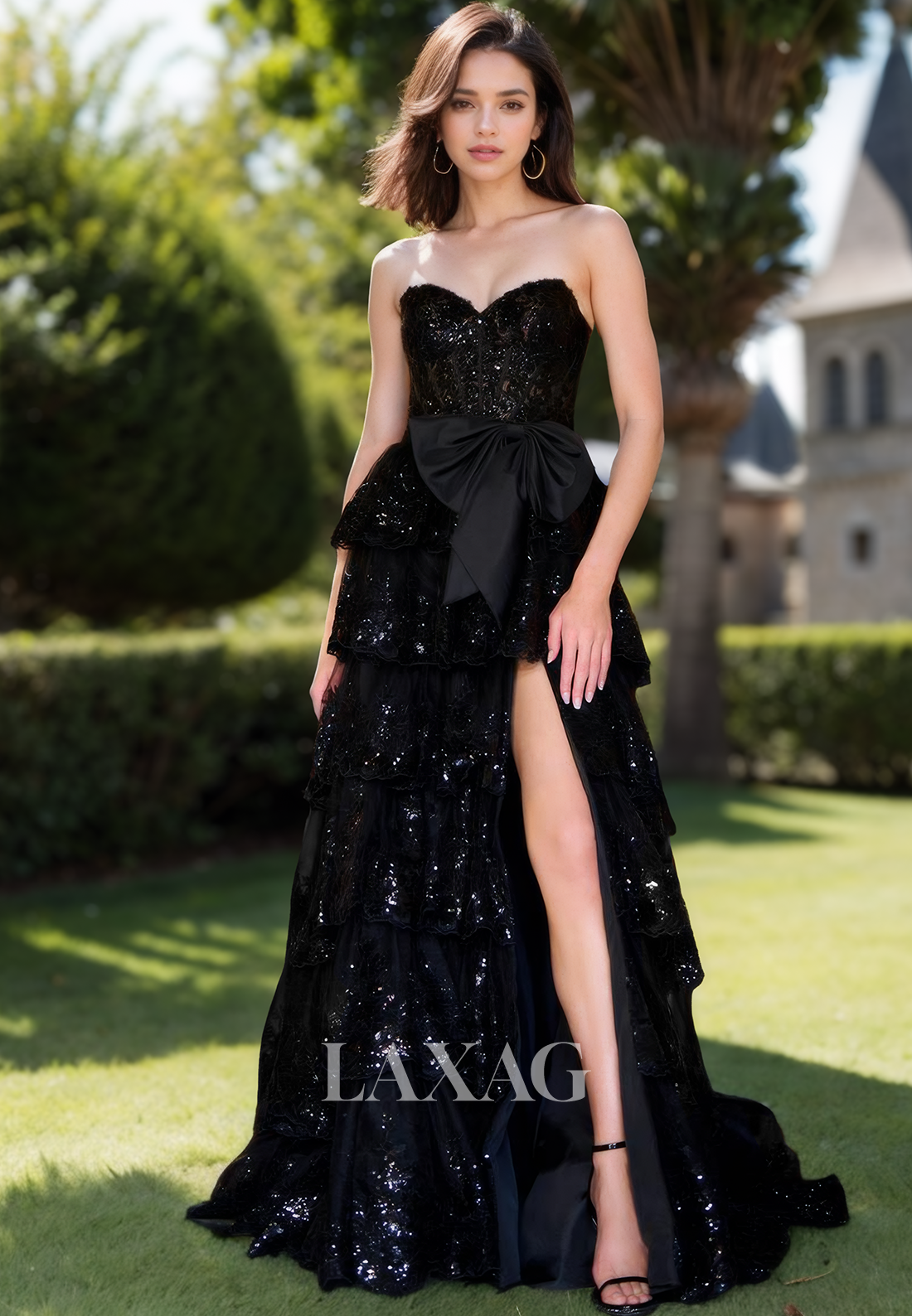 Sweetheart Off-Shoulder Sleeveless Evening Gowns Sequined Beaded Applique A-Line Prom Dress
