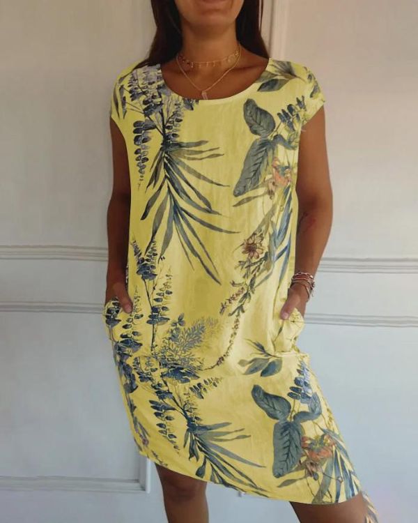 Leila Chic Cotton Linen Summer Dress Statement Occasion Edit