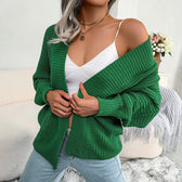 Women Autumn Knit Loose Cardigan
