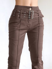 Vintage Washed Flared Denim Jeans