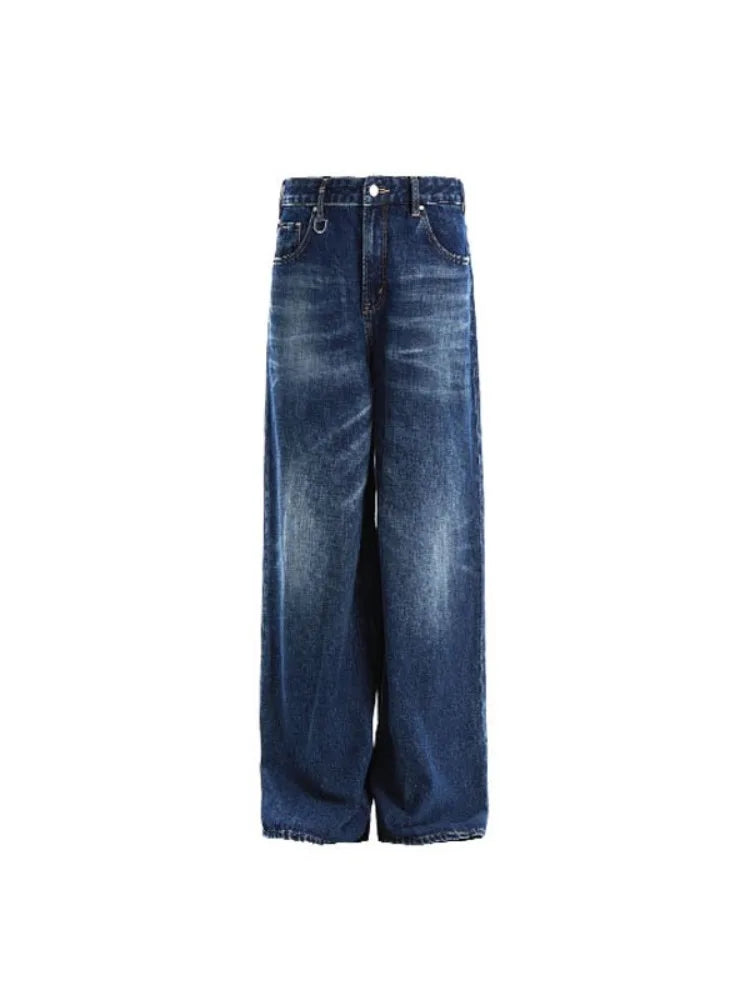 Korean Streetwear Y2K Gyaru Acubi Fashion Baggy Jeans