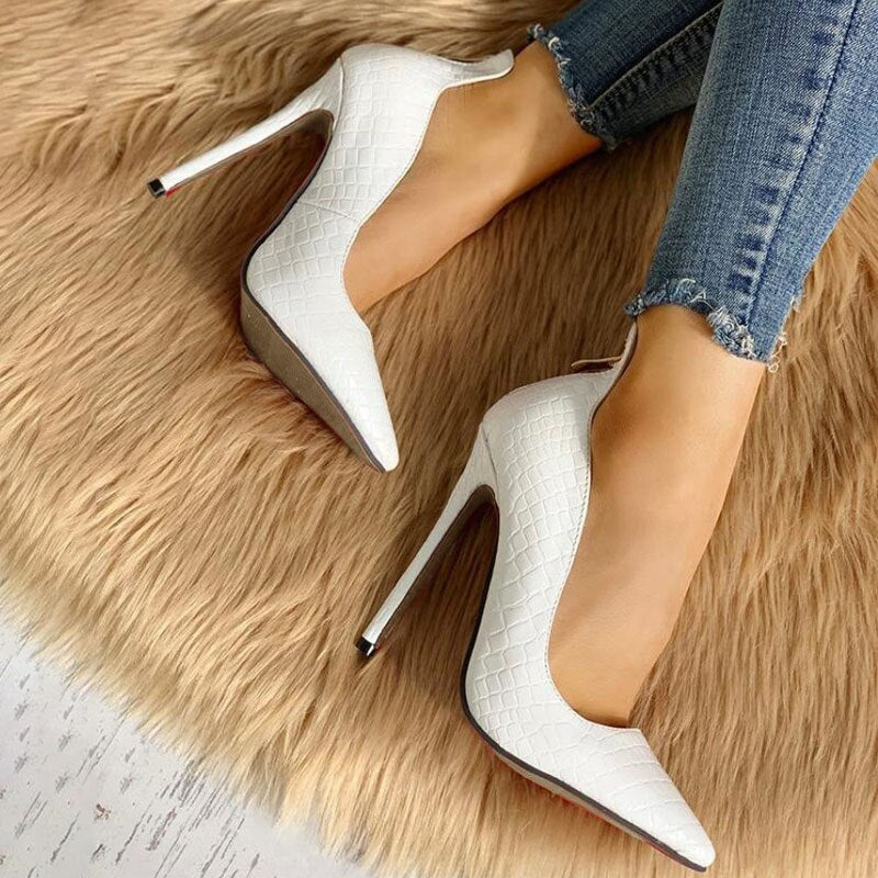 Solid High Heel Shoes