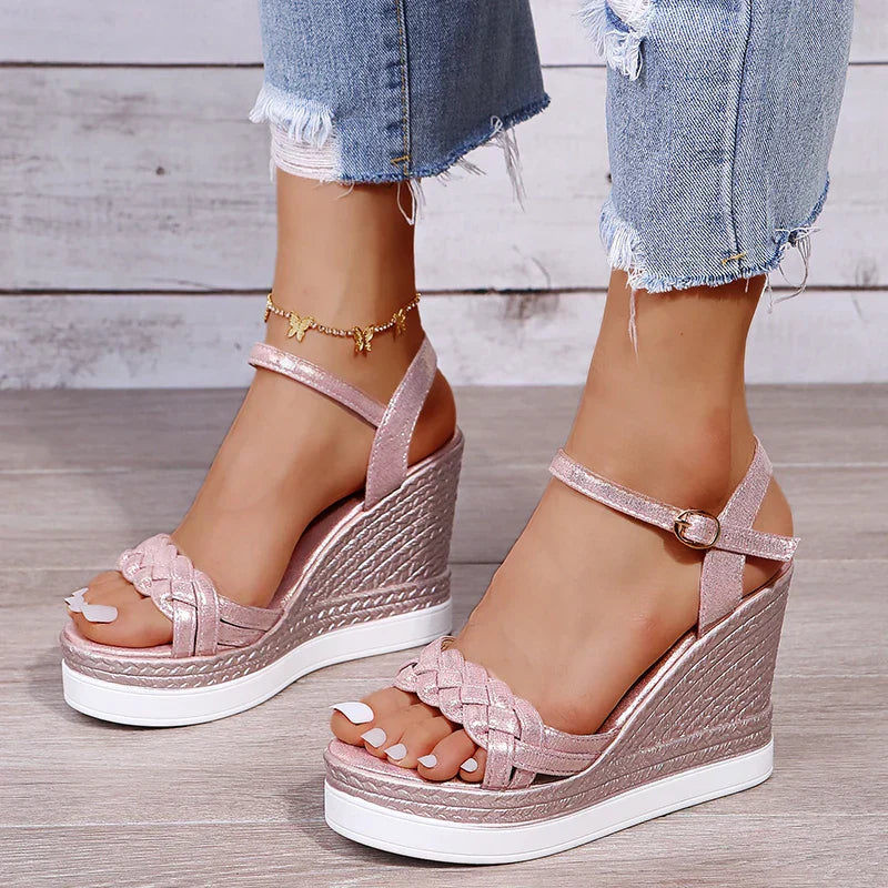 Better Off That Way Wedges Sandals
