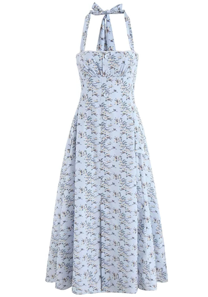 LOUISE MIDI DRESS Blue