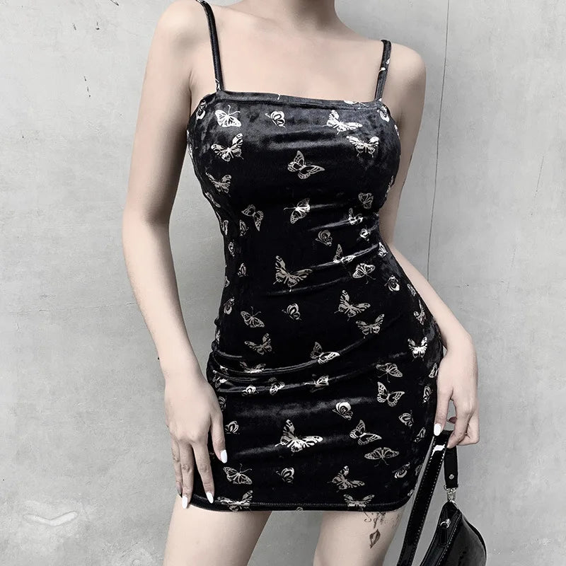 Backless Off-the-Shoulder Mini Dress