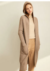 Women Fashion New Loose Hat Long Knitted Cardigan