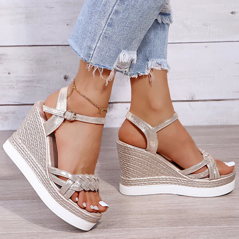 Better Off That Way Wedges Sandals