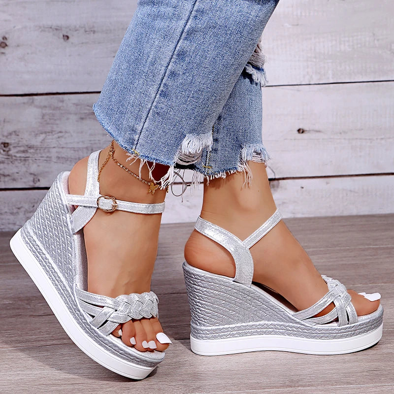 Better Off That Way Wedges Sandals