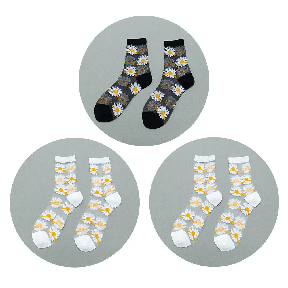 A Bloomy Summer Socks