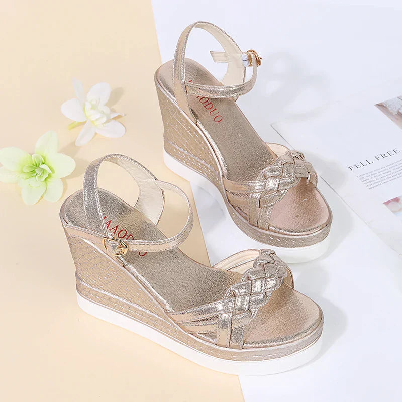 Better Off That Way Wedges Sandals