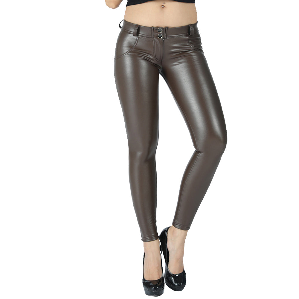 Across The Bar Faux Leather Pants