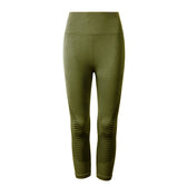 High Waist Seamless Leggings Green / S/M