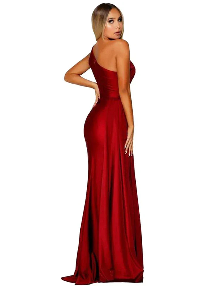 Satin Maxi Dress