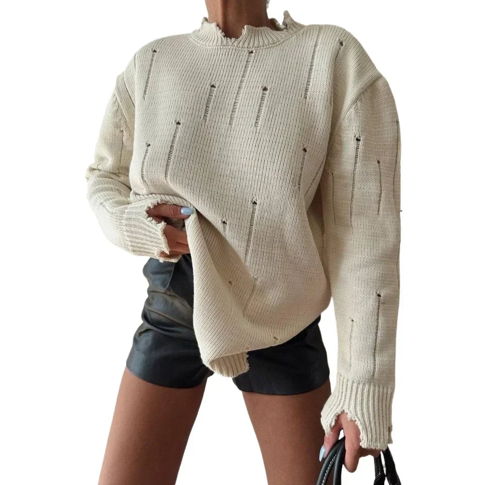 Ripped Y2K Long Sleeve Sweater