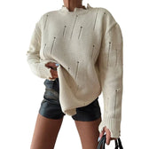 Ripped Y2K Long Sleeve Sweater