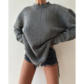 Ripped Y2K Long Sleeve Sweater