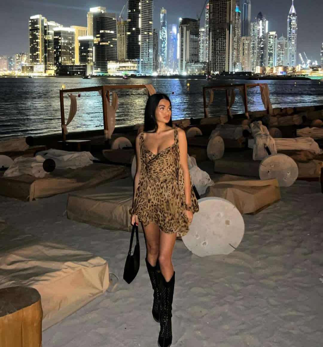 Chiffon Wrap V-Neck Split Balloon Sleeve Tie Waist Ruffle Mini Dress 29