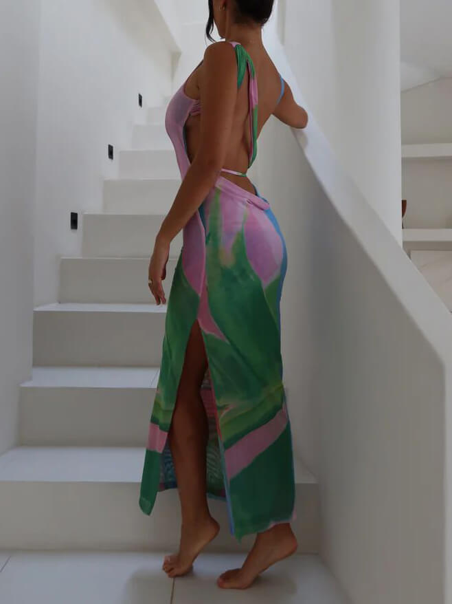 Backless Midi Dress