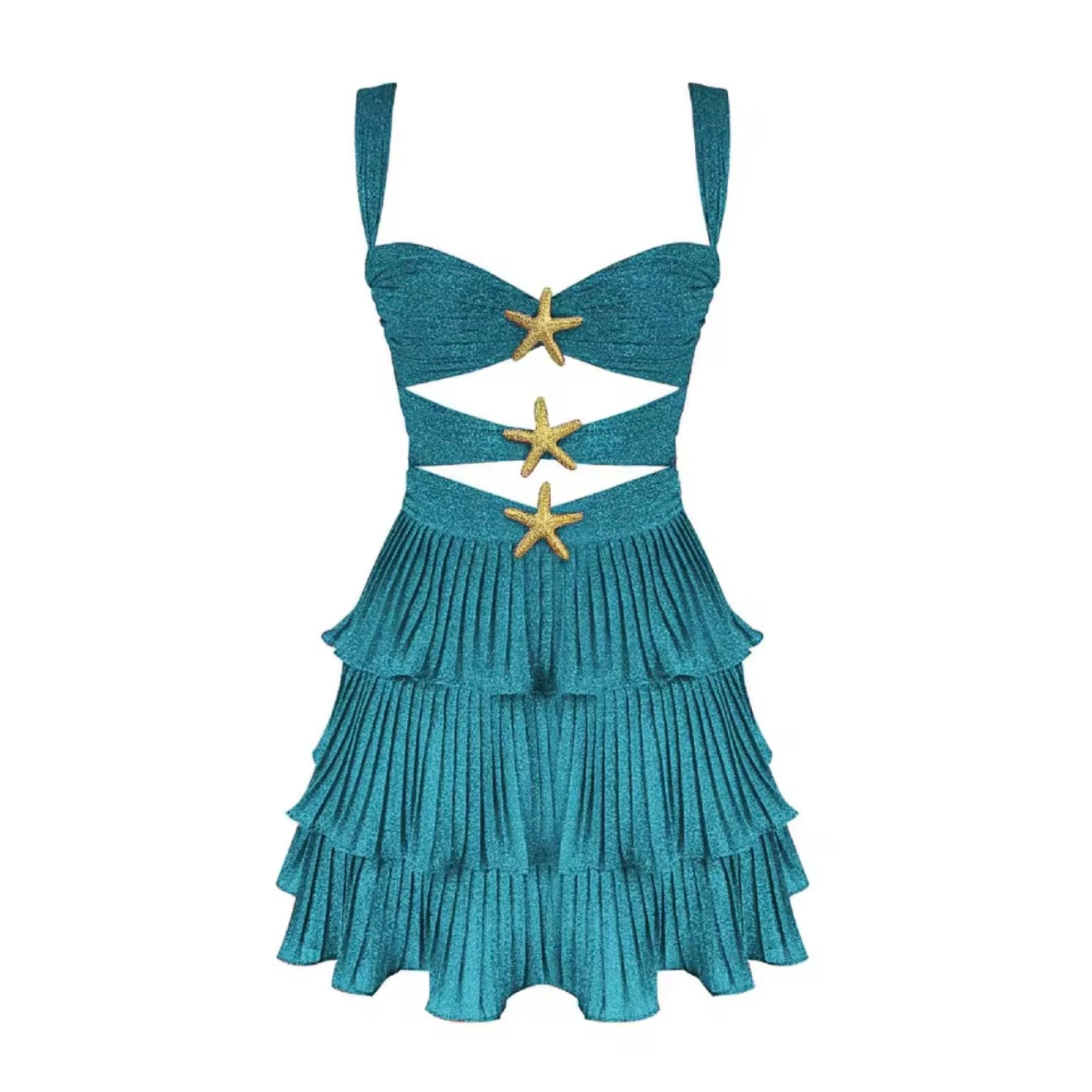 Sirena | Starfish Mini Dress Blue