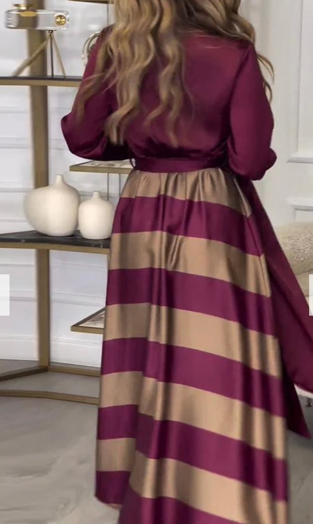Gabriela Luxe Two Piece Silk Dress Chic Silhouette Collection