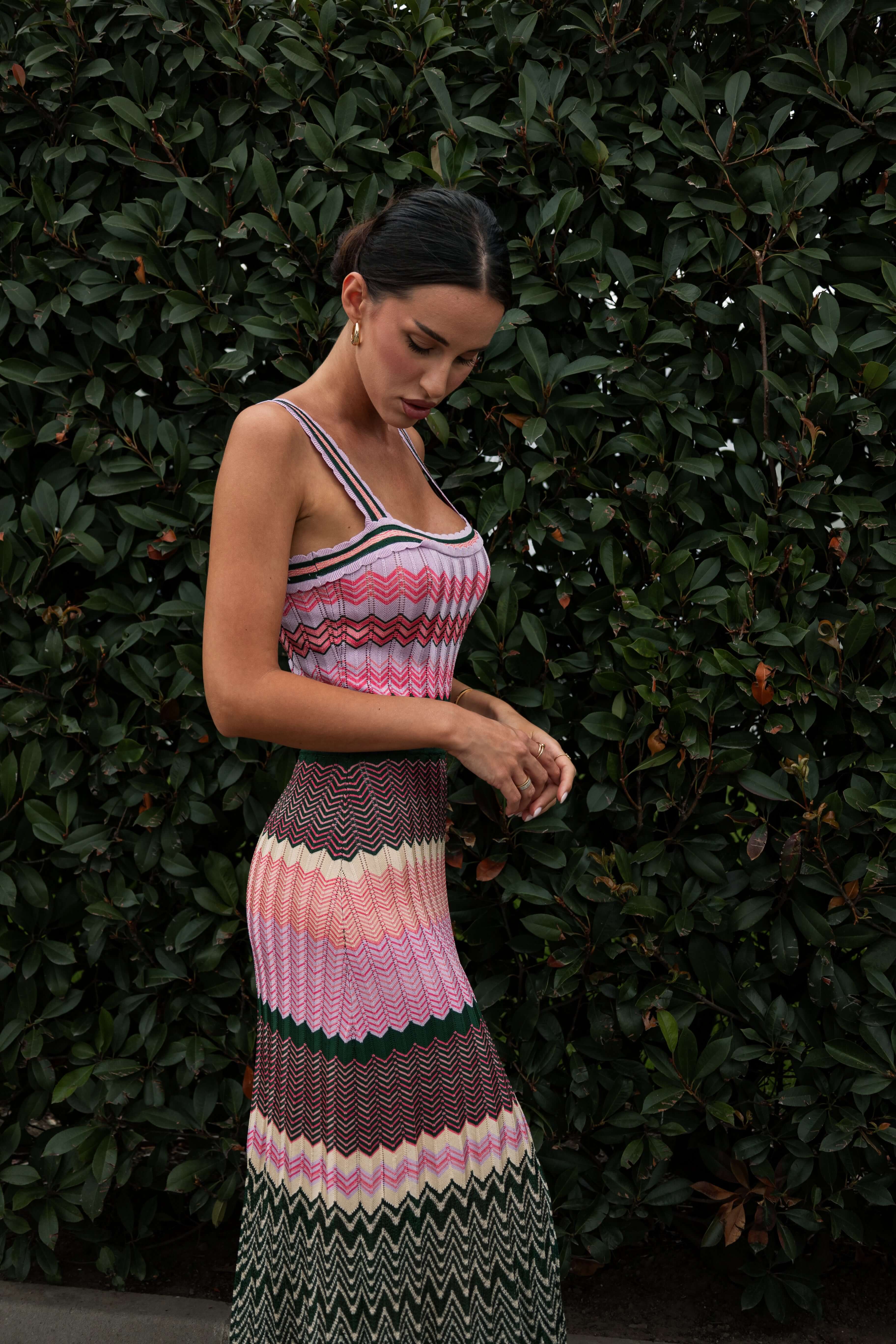 KALIA KNIT MIDI DRESS