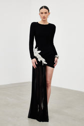 Ichirou Embellished Mesh Mini Dress