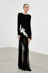 Ichirou Embellished Mesh Mini Dress 3