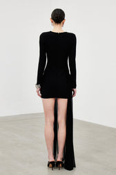 Ichirou Embellished Mesh Mini Dress 4