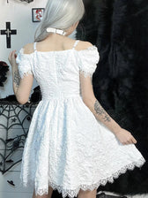 Off-the-Shoulder Lace Dress