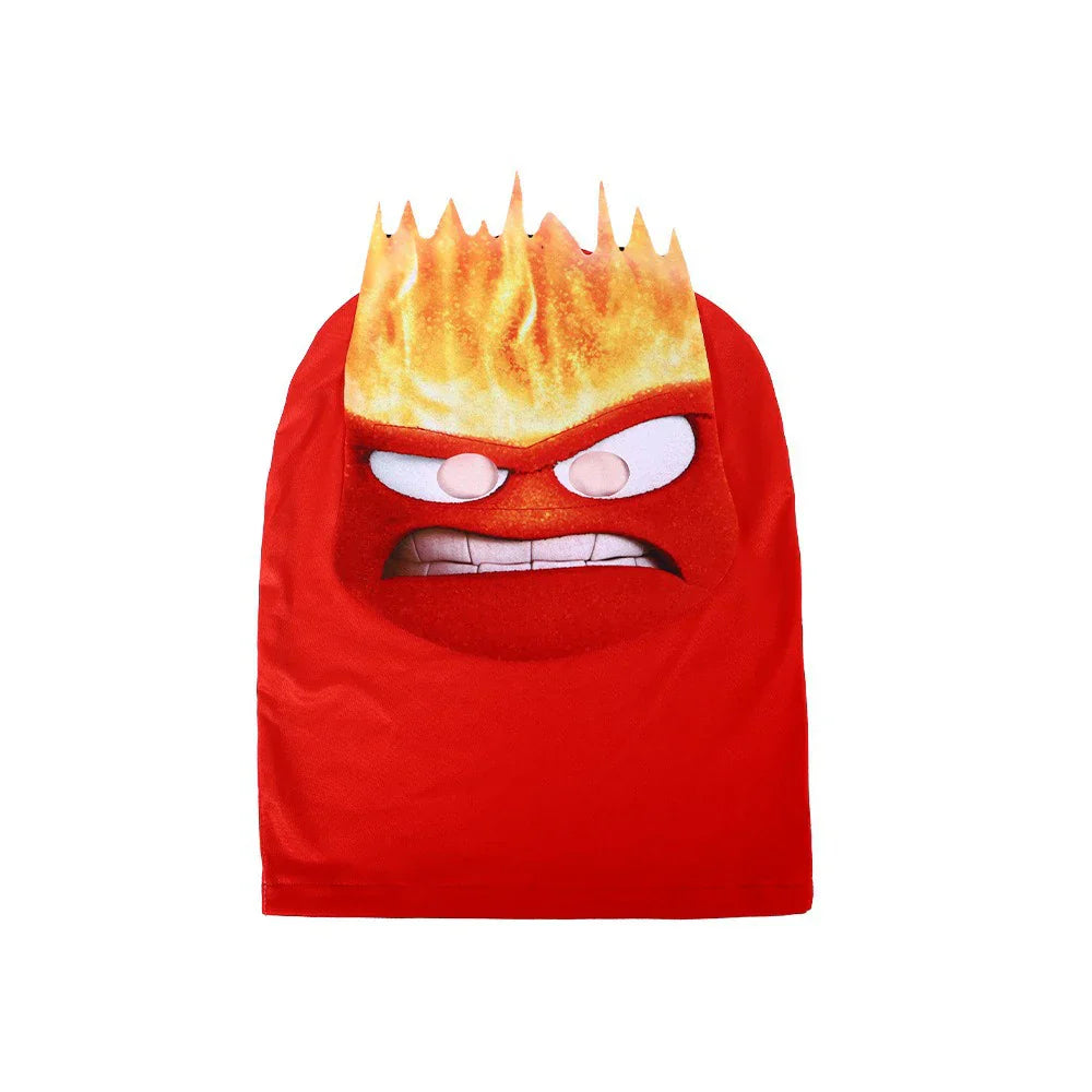 Inside Out 2 Cosplay Cartoon Joy Disgust Anger Sadness Halloween Party Kid Costume