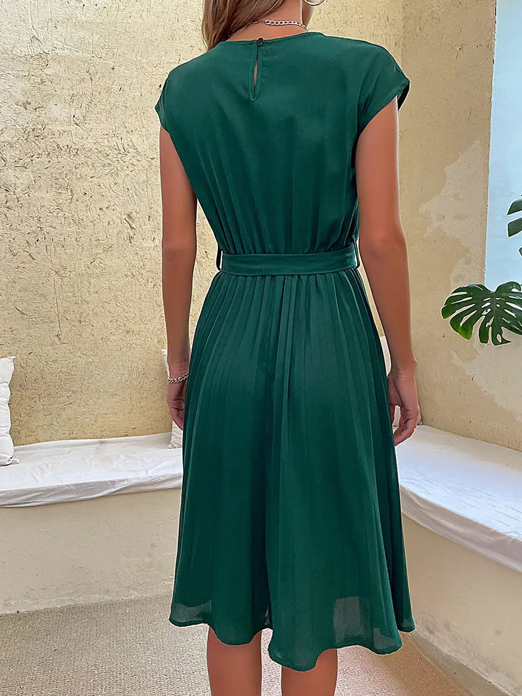 Isabel Short Sleeved Womens Dress with Premium Everyday Styling